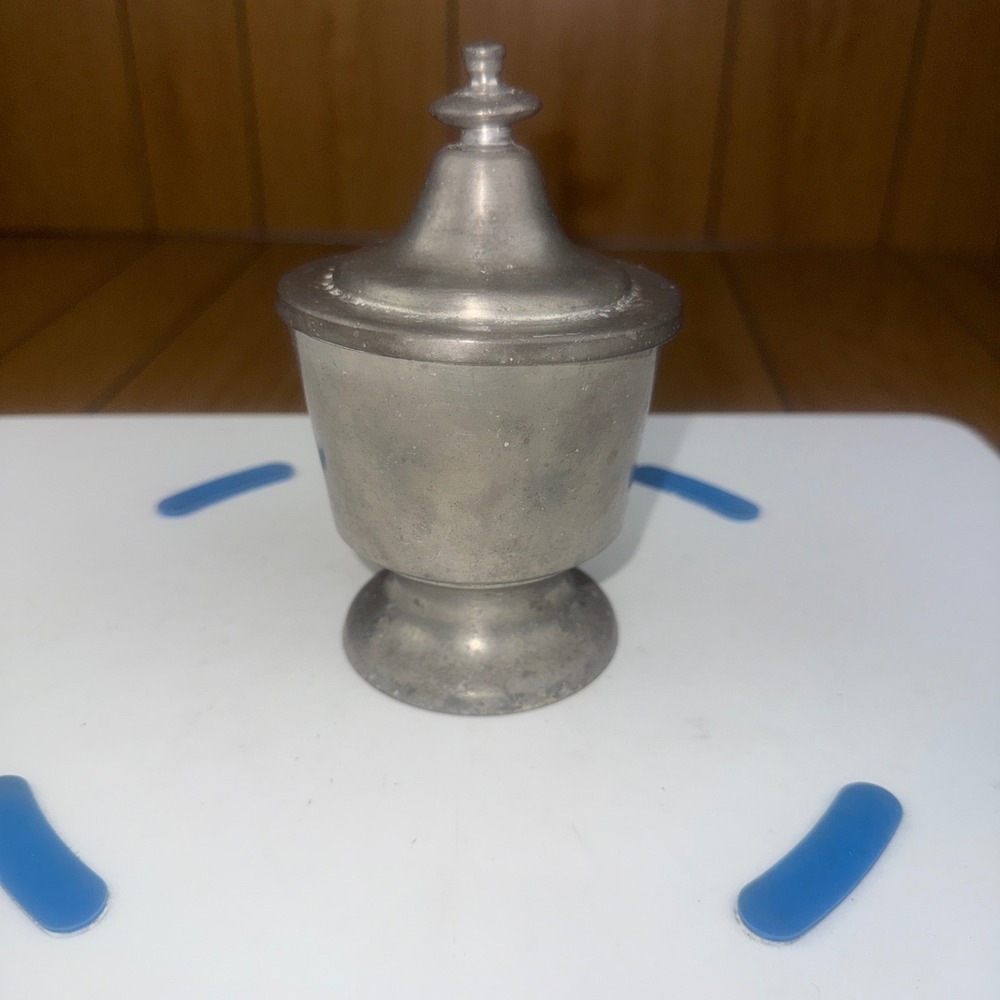 Vintage Woodbury Pewterers Henry Ford Museum‎ Greenfield Village Lidded Cup